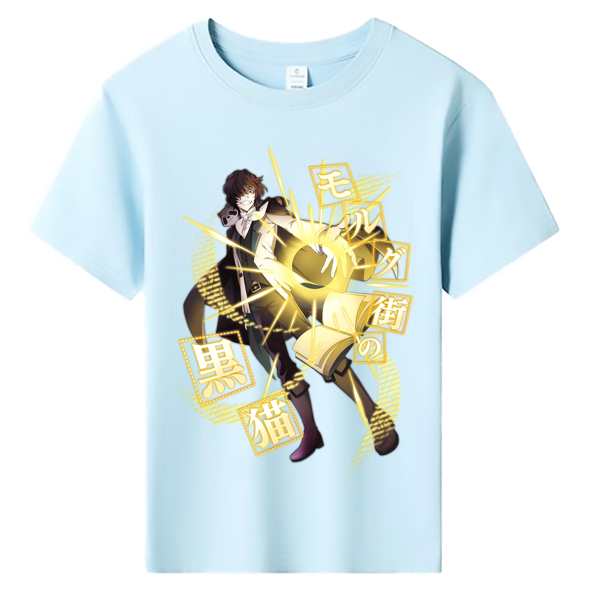 （画像用） 文豪ストレイドッグス Bungo Stray Dogs 綿100％キッズTシャツ（フロントプリント）